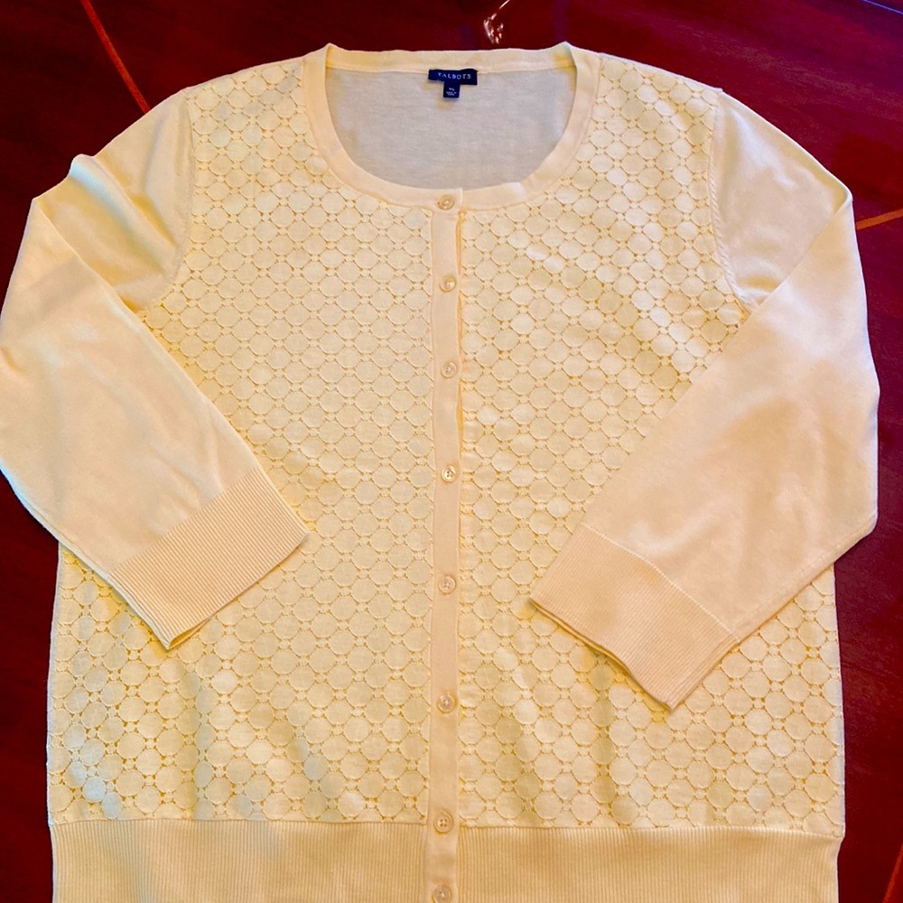 Talbots yellow sweater - Picture 2 of 9
